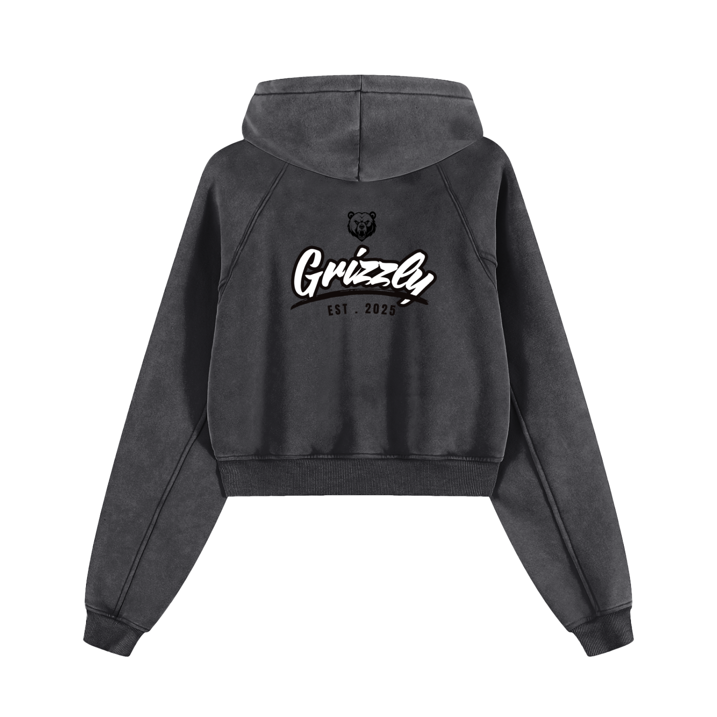 Grizzly Cropped Hoodie